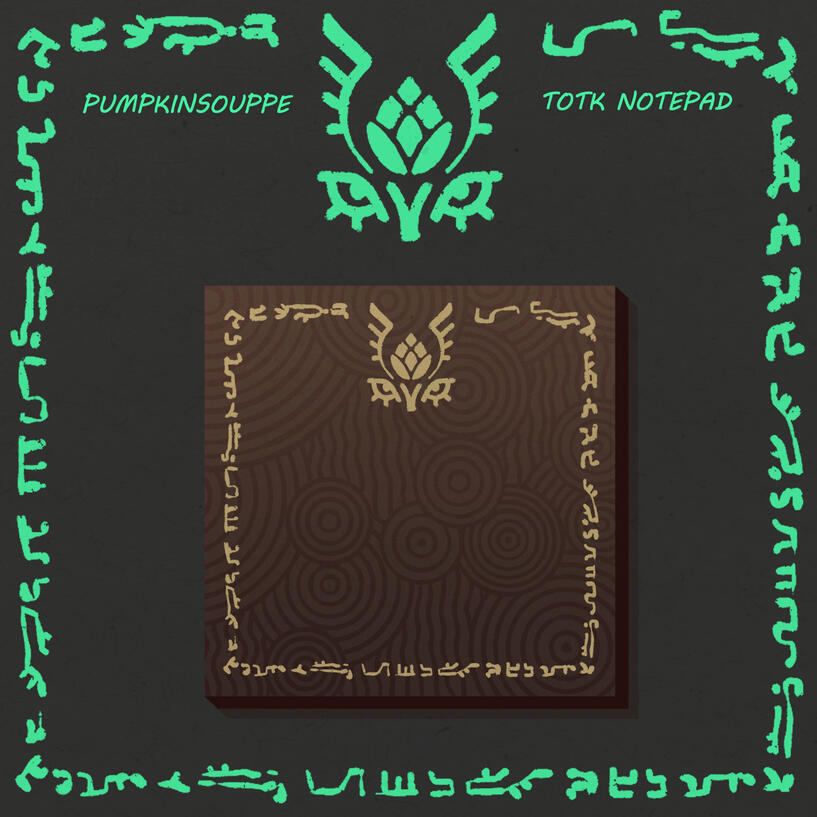 Tears of the Kingdom Sticky Notes