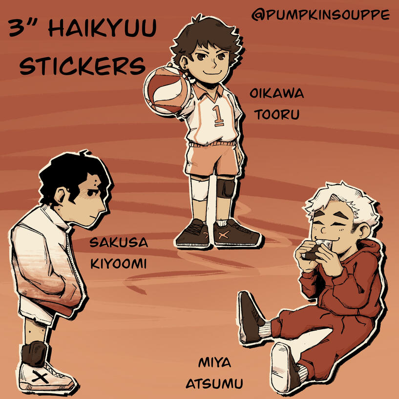 Haikyuu Stickers Haikyuu Stickers